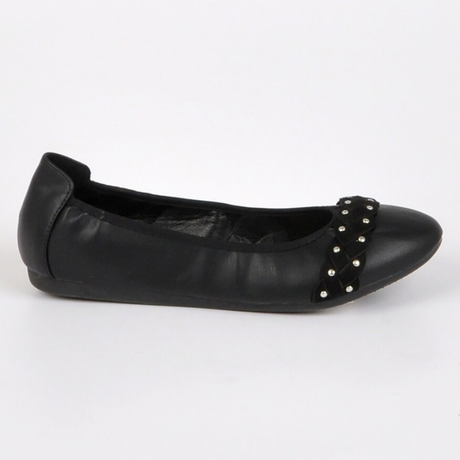 Femme VICE VERSA  | Ballerines Femme Noir Avec Laniere Vice Versa